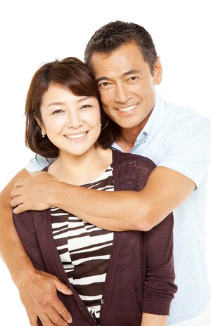 渡辺裕之さん、原日出子夫妻で撮影のとびきりのツーショット