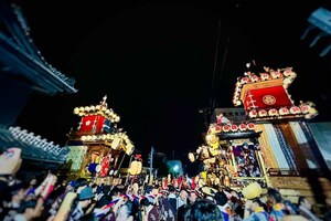 『川越まつり』の様子（『川越まつり』公認アプリ『川越まつり』ナビ公式Xより）