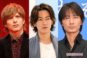 （写真左から）城田優、佐藤健、綾野剛