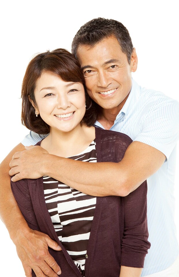 渡辺裕之さん、原日出子夫妻で撮影のとびきりのツーショット