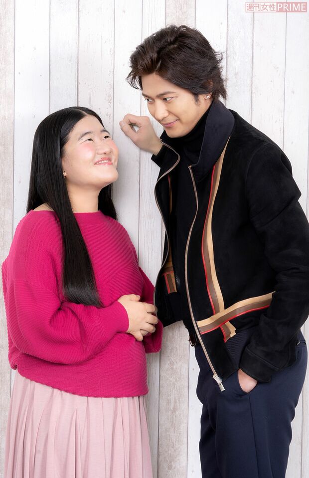 ガンバレルーヤ・よしこ、速水もこみち　撮影／佐藤靖彦