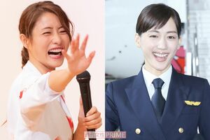 （左から）石原さとみ、綾瀬はるか　撮影／週刊女性写真班
