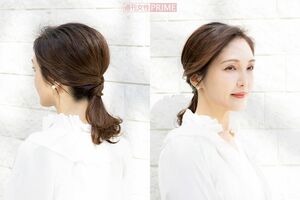 Style2「ひとつ結び」 撮影/矢島泰輔