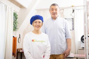 （左から）熊谷真実、清水ろっかん　撮影／齋藤周造