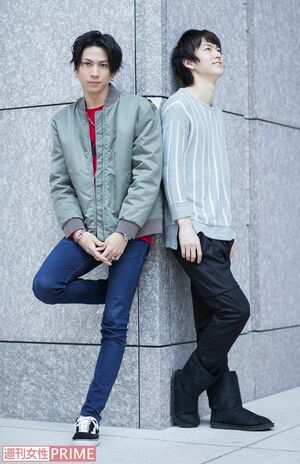 写真左から井澤勇貴、和田雅成　撮影／廣瀬靖士