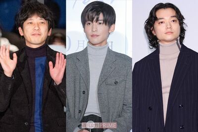 （左から）二宮和也（'22年）、目黒蓮（'22年）、染谷将太（'22年）