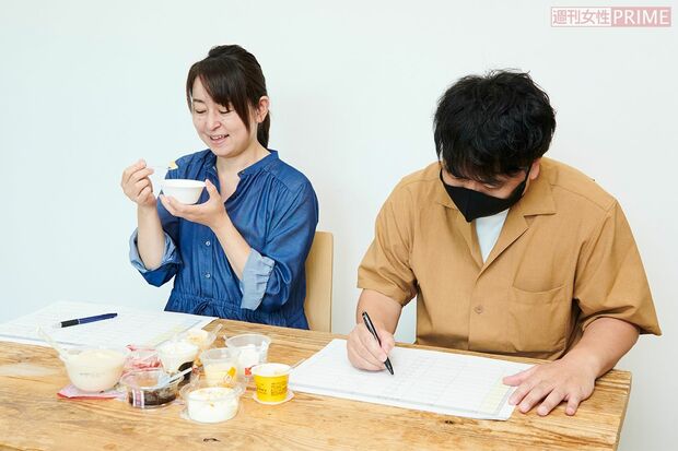 実食の様子　撮影／山田智絵