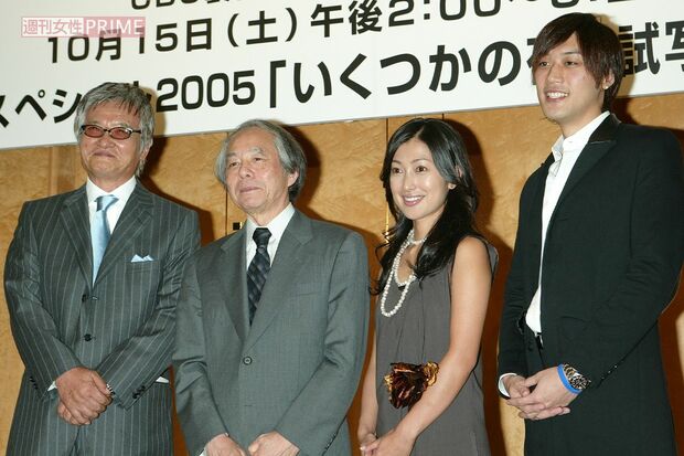 山田太一スペシャル2005「いくつかの夜」試写会・制作発表会見にて