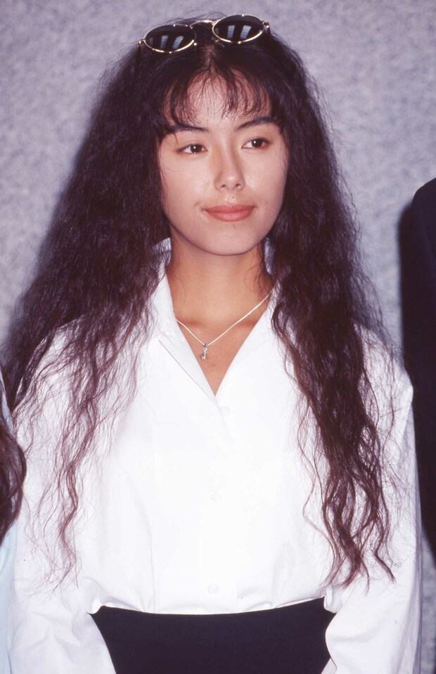 田中律子、当時21歳（1992年8月26日『二十歳の約束』制作発表で）