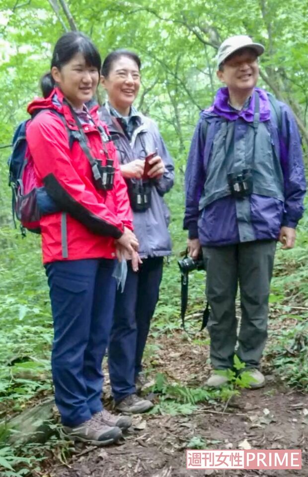 栃木県内にある「那須平成の森」で、ご一家でトレッキングを（'18年8月）