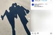 宇野昌磨がSNSに投稿した本田真凜との“影ツーショット”(宇野のインスタグラムより)