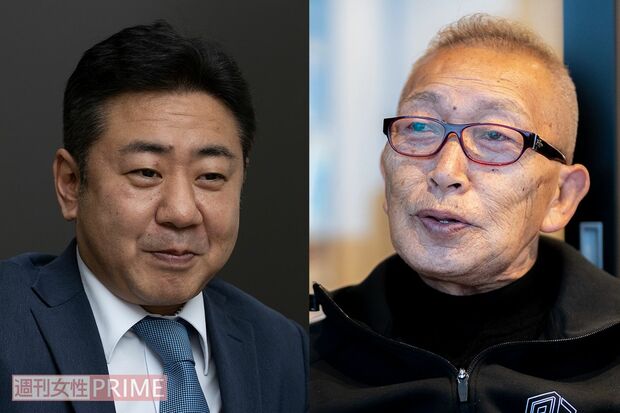 左から渡辺隆（錦鯉）＝撮影／北村史成、ビートきよし＝撮影／佐藤靖彦