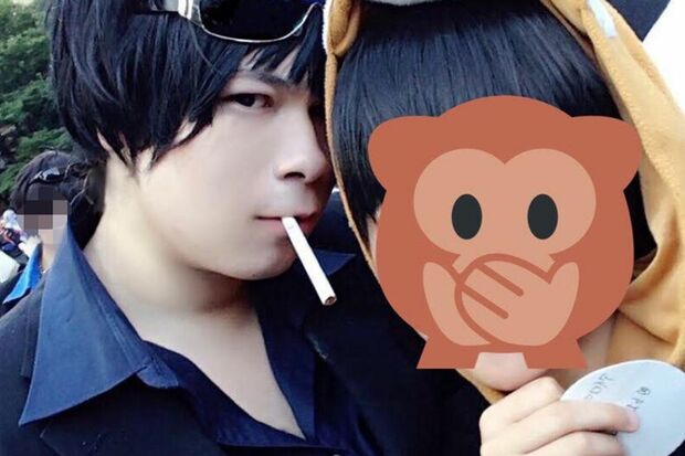 山下容疑者のコスプレ姿