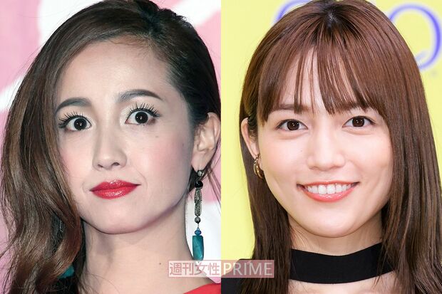 (左から)沢尻エリカ、川口春奈