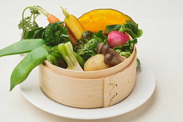 蒸し料理は簡単、そしてヘルシー