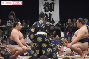 7日のさいたま巡業の結びの一番は、鶴竜と稀勢の里の横綱対決！