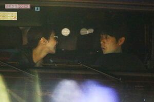 2014年9月、娘の学習塾送迎にきた松嶋菜々子と反町隆史