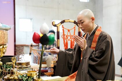 落語家・道心寺住職、露の五九洛さん（撮影／伊藤和幸）