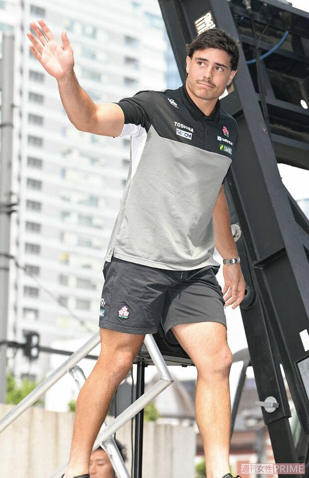 ディラン・ライリー（26）センター、埼玉パナソニックワイルドナイツ、187cm（撮影／渡邉智裕）