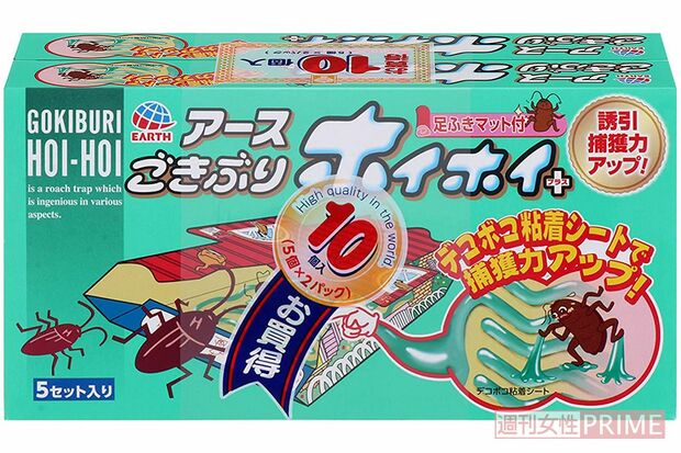 トラップ式捕獲器 ごきぶりホイホイ＋デコボコシート（アース製薬）　