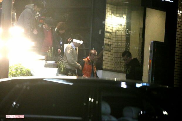 六本木で開催された志村けんの誕生日会での一コマ（2013年）