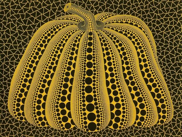 草間彌生『かぼちゃ』1999年 (c)YAYOI KUSAMA 写真提供/松本市美術館