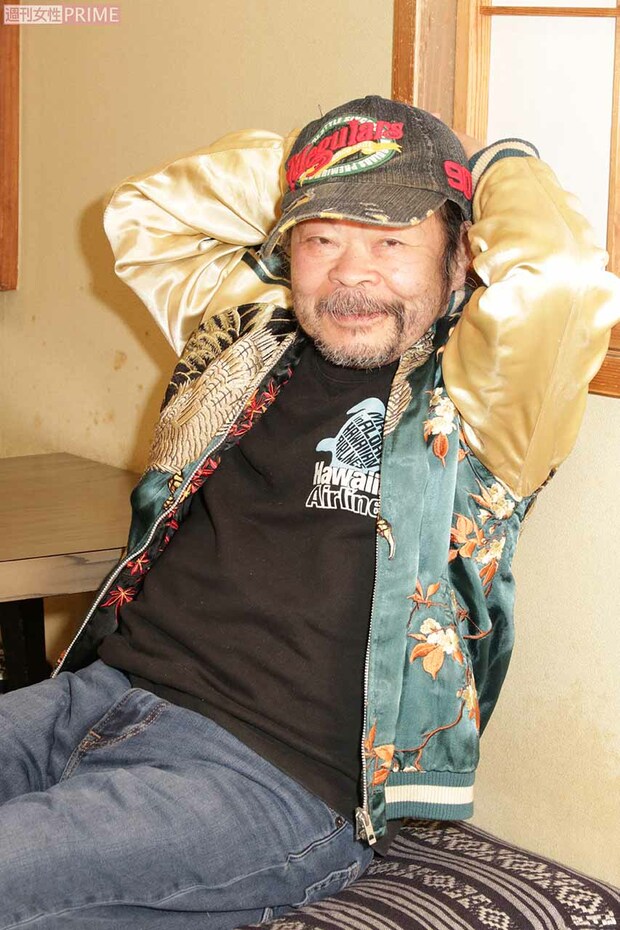 佐藤蛾次郎さん　撮影／近藤陽介
