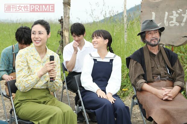 義母役の松嶋は’96年の朝ドラ『ひまわり』でヒロインを務めており、新旧ヒロインの共演が実現　撮影／齋藤周造