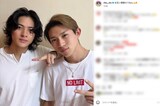 平野紫耀（左）と弟の『RIKU』こと平野莉玖（RIKUのインスタグラムより）