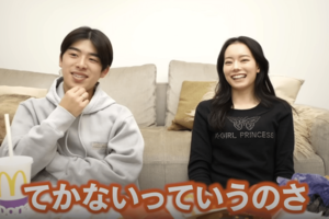 浮気について言及されたなごみの様子(公式YouTubeチャンネルより)