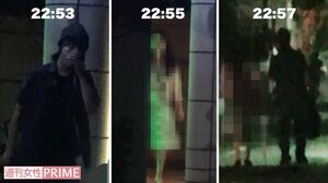 約3時間後、今度は先に浦沢がホテルを後にし、すぐAさんが続く。ホテルから少し離れて、ふたりは再び肩を並べて大通りへと歩き出した