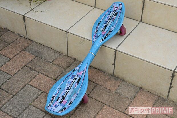 美咲ちゃんは何事にも意欲的でリップスティックも1日で乗れるようになったという。水色がお気に入りだったという美咲ちゃん