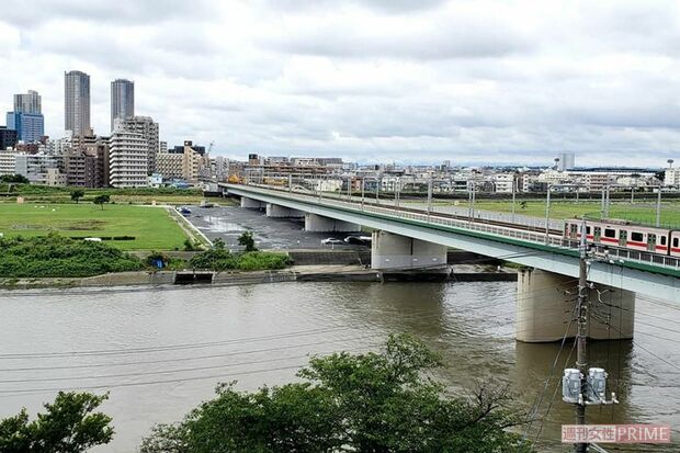 多摩川浅間神社からの眺め