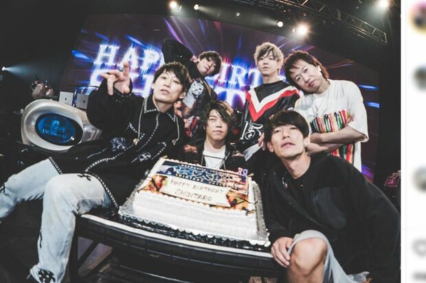 メンバーの仲の良さが伺えるUVERworld（TAKUYA∞公式インスタグラムより）