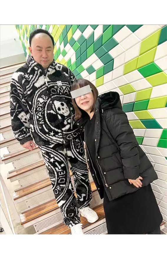 細川たかしと同じセットアップを購入したレイザーラモンRGはさっそく再現(Instagramより)