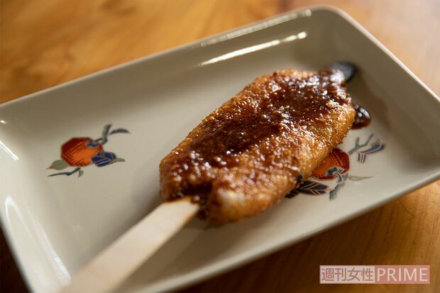 五平餅の『みはら』は常に行列!