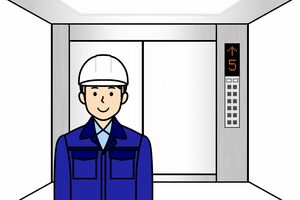 エレベーターなどは動かなくなることを想定して避難経路を確認する　※写真はイメージです