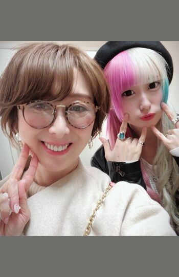 タレントとしても活躍する娘のゆりあんぬと。娘はいつも母の気持ちに寄り添ってくれる