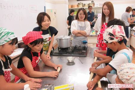 2019年9月、イタリア料理を作るイベントにて