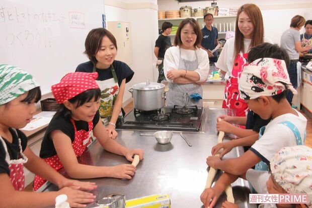 2019年9月、イタリア料理を作るイベントにて