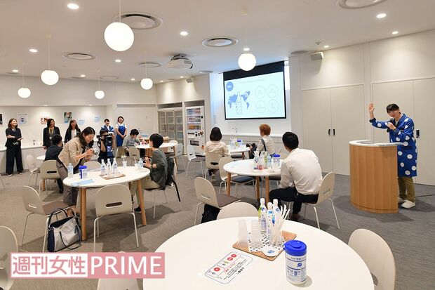 ミュージアム内の「カルピスラボ」にてカルピスが飲める　撮影／渡邉智裕