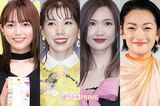 左から川口春奈、仲里依紗、紗栄子、冨永愛