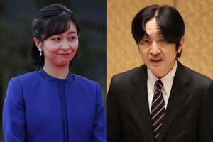 偕楽園を訪問し、桜の植樹式典に出席された佳子さまと(3月16日・水戸市)、2月7日に『日本学術振興会賞』の授賞式でおことばを述べられた秋篠宮さま