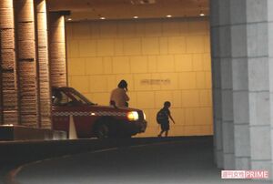 帰宅は勸玄くんも一緒に