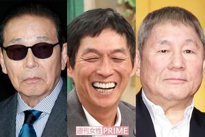 (左から)タモリ、明石家さんま、ビートたけし