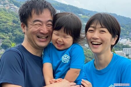 熱海を思いっきりの笑顔で楽しむ　写真／本人提供