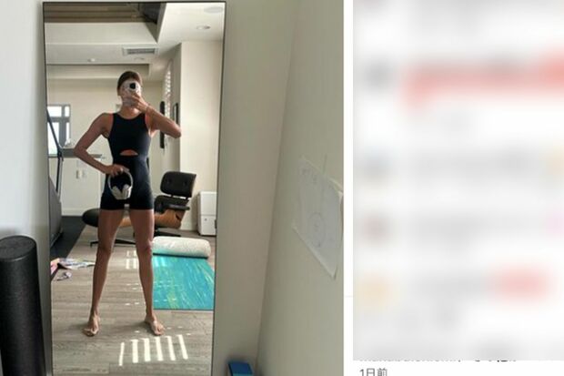 「ムキムキ」肉体改造した道端カレン（本人インスタグラムより）