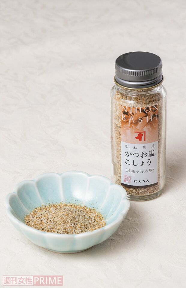 にんべんの「かつお塩こしょう」 撮影/矢島泰輔