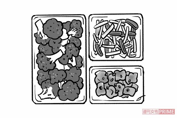 作り置きをしておくと楽　イラスト／陶山みづほ