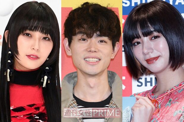 菅田将暉（写真中）、池田エライザ（写真右）とコラボ。DAOKO（写真左）は『打上花火』で紅白にも出場